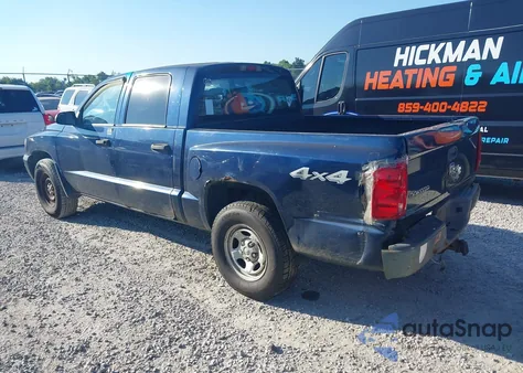 2006 Dodge Dakota Quad/St from USA, damaged, VIN 1D7HW28K06S602077